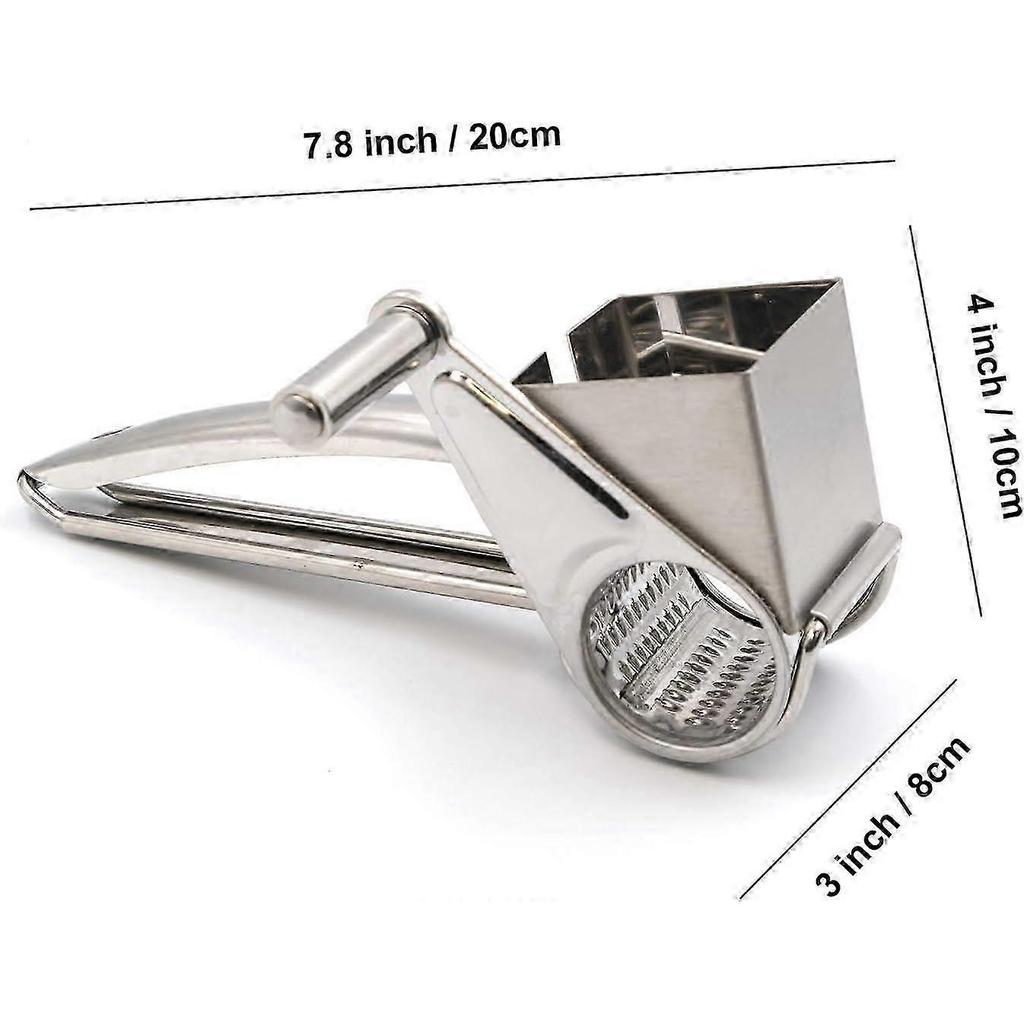 Multifunctional Rotary Cheese Planing Grater Stainless Steel Cheese Presser
