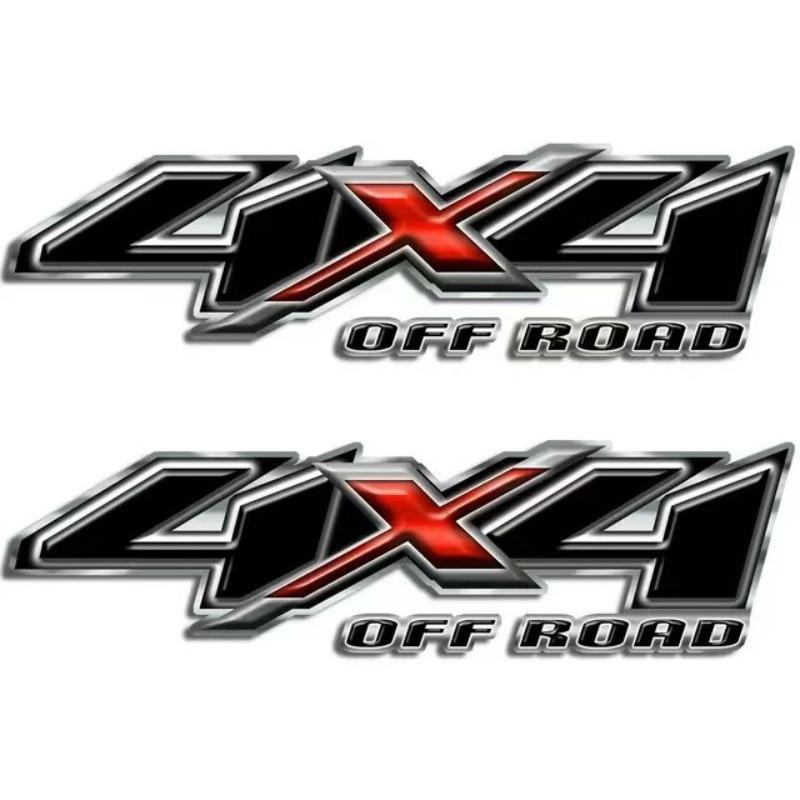 Flame 3D 4X4 Car Sticker 3D Stereoscopic Effect Car Decal Waterproof Reflective Material