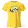 Мужская футболка с графическим принтом Vintage Surfing Carlifornia, 100% хлопок, с круглым вырезом и короткими рукавами, свободные футболки для отпуска