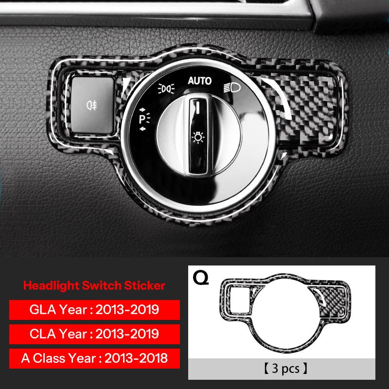 For Mercedes Benz A Class W176 GLA X156 CLA Accessories Car Interior Air Conditioning CD Console Panel Cover Trim Car Styling