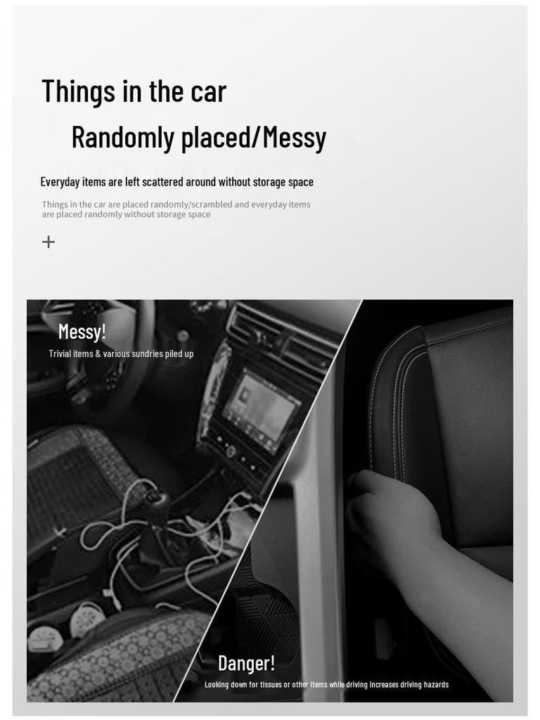 Car Cup Holder & Seat Back Hook Storage for Baojun RS-3, RC-5, E200, 510, 530, 730