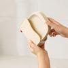 Anti-drop Trash Tray Square Shape Garbage Plate Meal Plate Snack Plate  Camping