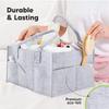 Tote Bag For Mommy Baby Diaper Storage Organizer Baby Stroller Tote Basket Felt Fabric Bag Multifunctional Felt Diaper Bags