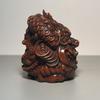 Chinese Boxwood Wooden Carvings Dragon Wood Carving Statue Loong Figurines
