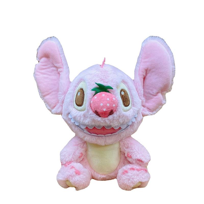 Strawberry Stitch Plush Toy With Soft And Comfortable Pp Cotton Filling