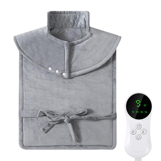 Электрическая грелка с автоматическим выключением, розетка США, регулируемые кнопки, подогрев плеч, шеи, спины, 9 скоростей, регулировка температуры, управление одной кнопкой, грелка