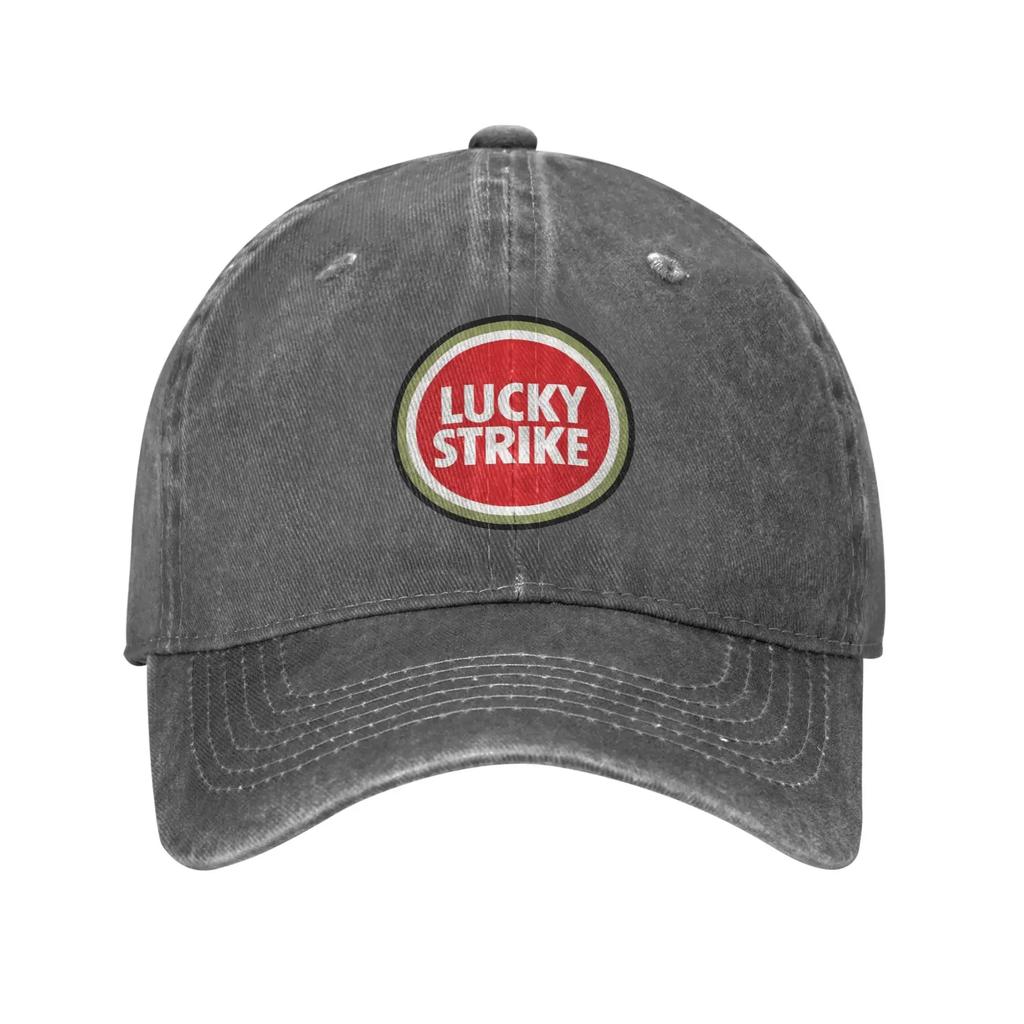 Lucky Strike Letters Troye Sivan Музыка Спорт Ретро Ковбойские Стирка Бейсболки Мужские Джинсовая Уличный Стиль Шляпа Для Походов Мужская Папина Кепка