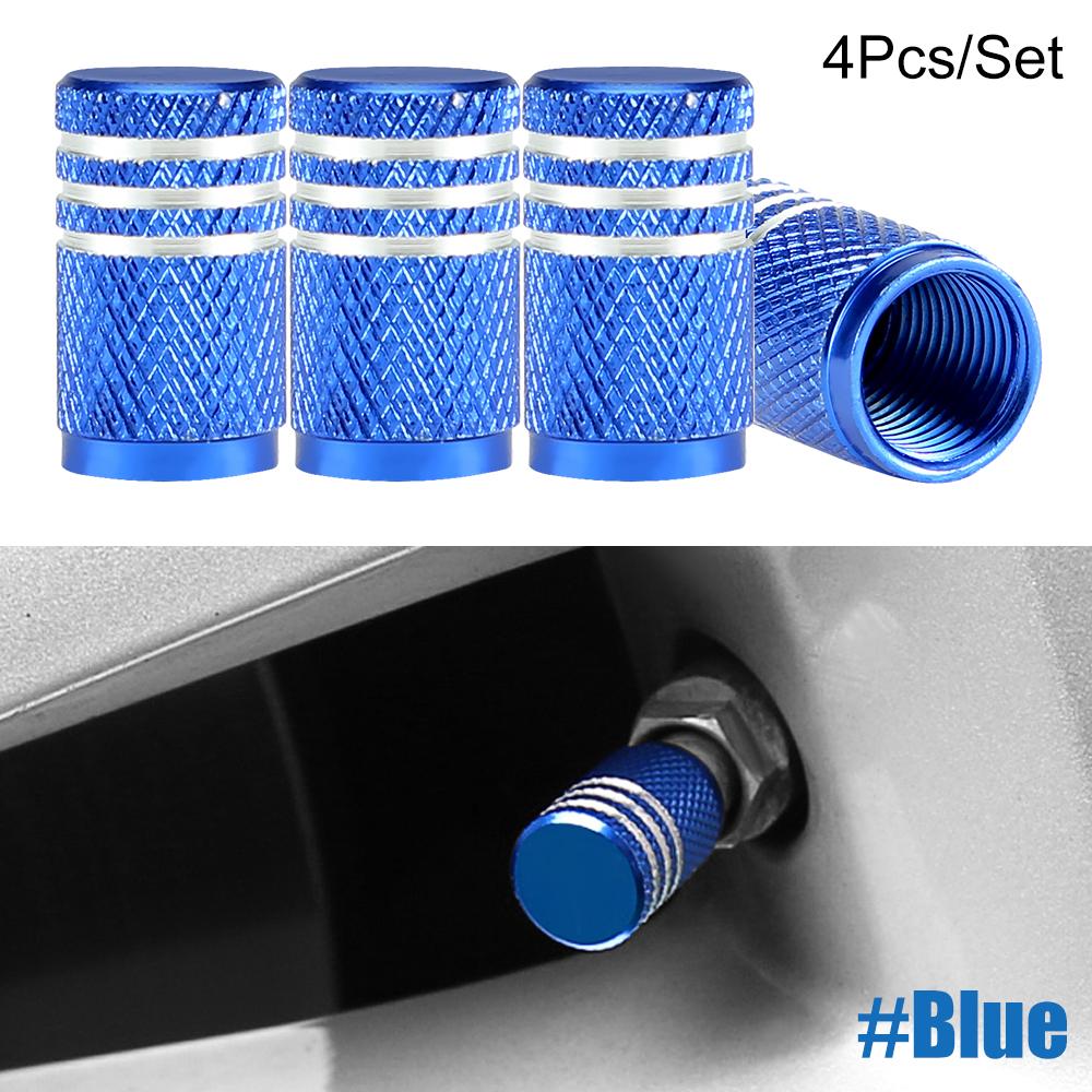 4Pcs/Set Tire Stem Valve Caps Aluminium Car Dustproof Caps Tire Wheel Stem Air Valve Caps zbfhp66