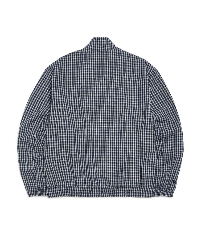 Mark Gonzales Check Blouson Jacket - Navy