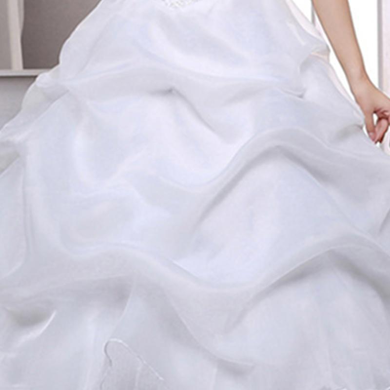 Свадебное платье Свадебные платья Летняя мода Кружевное свадебное платье без бретелек