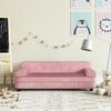 VidaXL Children's Sofa Pink 90x53x30 Cm Velvet 3196282