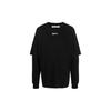 OFF WHITE FW20 Толстовка Мужская Черная OMAB022E20JER0051001