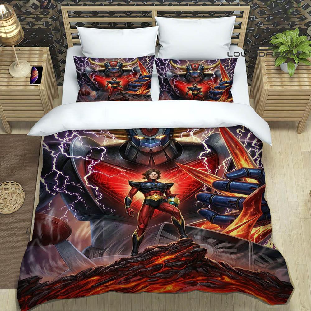 Комплекты постельного белья с принтом UFO ROBO GRENDIZER GOLDORAK изысканный комплект постельного белья пододеяльник комплект постельного белья люкс