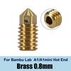 Для Bambu Lab A1/A1 Mini Комплект хотенда Быстроскоростная печатающая головка Термистор Нагреватель 0.2/0.4/0.6/0.8мм Сопло из закаленной стали