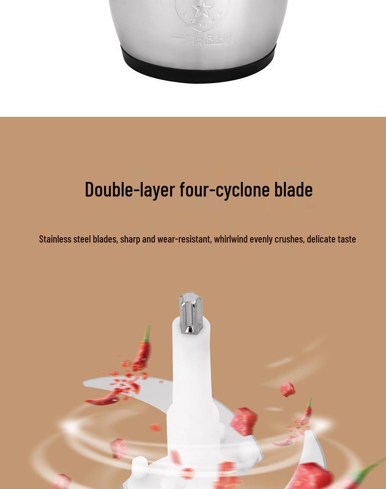 Автоматическая многофункциональная кухонная мясорубка и кухонный комбайн из нержавеющей стали