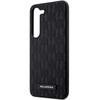 Karl Lagerfeld Saffiano Mono Metal Logo Case For Samsung Galaxy S24 - Black