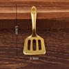 Vintage Gold Alloy Shovel Charm Keychain Pendant - Hot Seller