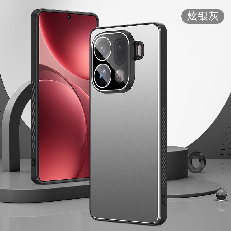 Применимо к чехлу для мобильного телефона OPPO Find X1 Pro, алюминиевый сплав, матовый, с интегрированным объективом, всесторонний, противоударный, мужской