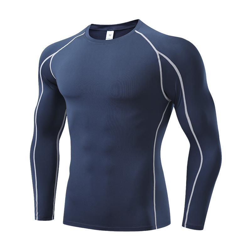Мужская рубашка базового слоя с длинным рукавом, спортивные футболки для бега, компрессионные колготки, легкая майка, уличные солнцезащитные рубашки с длинными рукавами, футболки UPF 50+