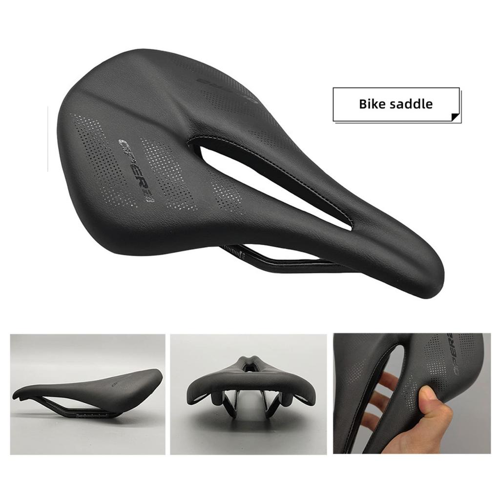 OPERA Bicycle Carbon Mountain Bike Saddle with Perforated PU Saddle for Improved Saddleability Saddle, Fiber, Ultra-Lightweight, Bike/Road Cushion,