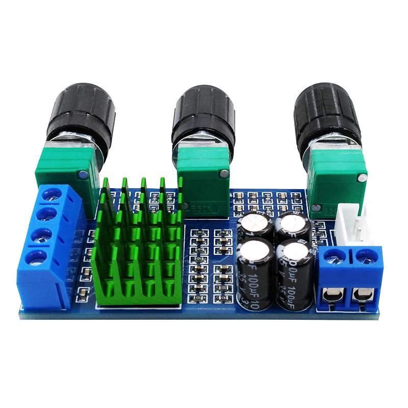 XH-M567 TPA3116D2 Двухканальный цифровой усилитель мощности 2x80 Вт, модуль усилителя регулировки высоких и низких частот