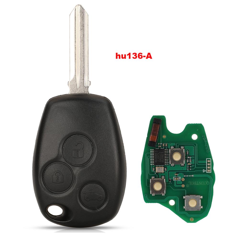 Jingyuqin Remote Key PCF7946/pcf7947/4A Chip 434MHz For Renault Trafic Vivaro Primastar Movano Replacement Control Fob Keyless