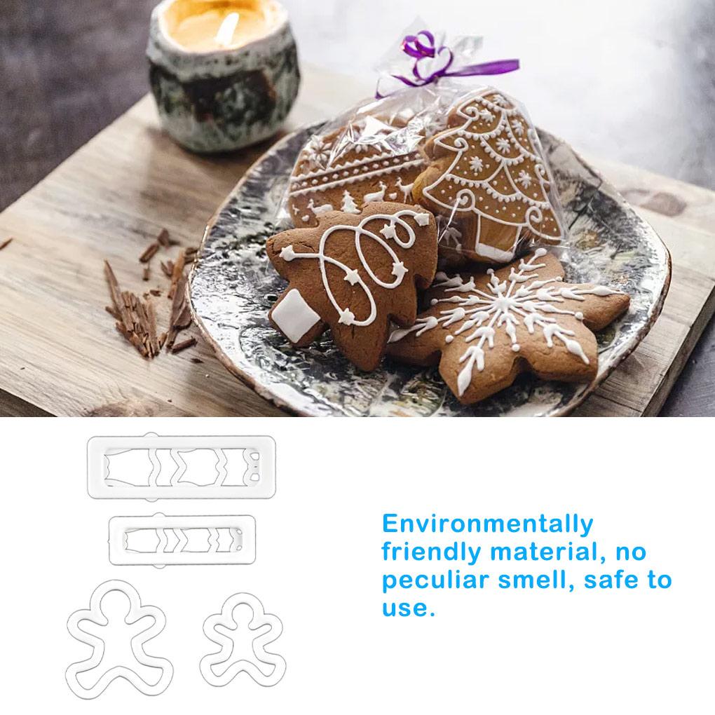 4 шт. Форма для печенья, пресс-форма для торта, конфет, резака, рождественский фестиваль, сделай сам, ремесла, пресс-форма, свадебные кухонные инструменты для украшения