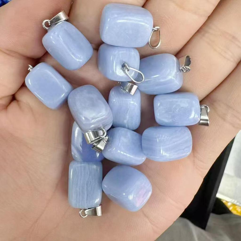 Natural Crystal Agate Irregular Pendants (15-20mm) for DIY Jewelry