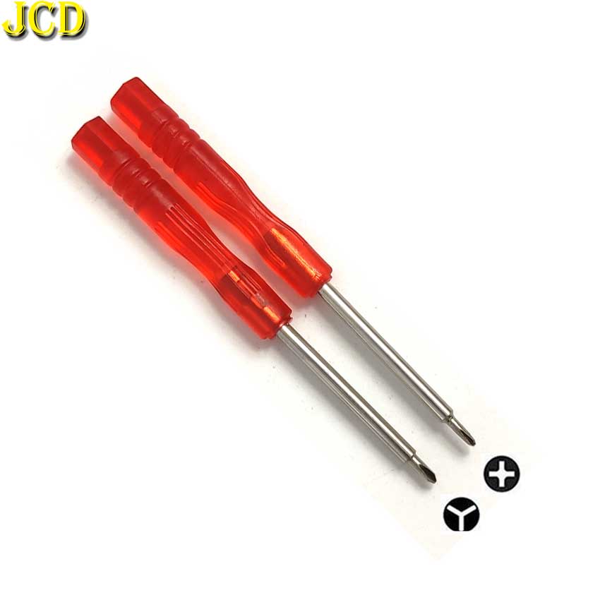 JCD For GBM Replacement Philips Head Screws Set Tri-Wing Screwdriver Screw Driver for GameBoy Micro Console Shell Repair Tool