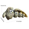 Cute Animal Statue Resin Miniature Figurine Sculpture Desktop Decoration Owl Ornament  TV Cabinet