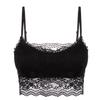 Women's Sexy French Lace Wrap Chest High Grade Comfortable Steel Ring Free Breathable Strap Tank Top with Bra for Women