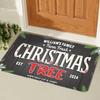 1 шт. Рождественский коврик для двери со снеговиками, Праздничный коврик для прихожей и улицы, задней и передней двери, зимний коврик для двери.