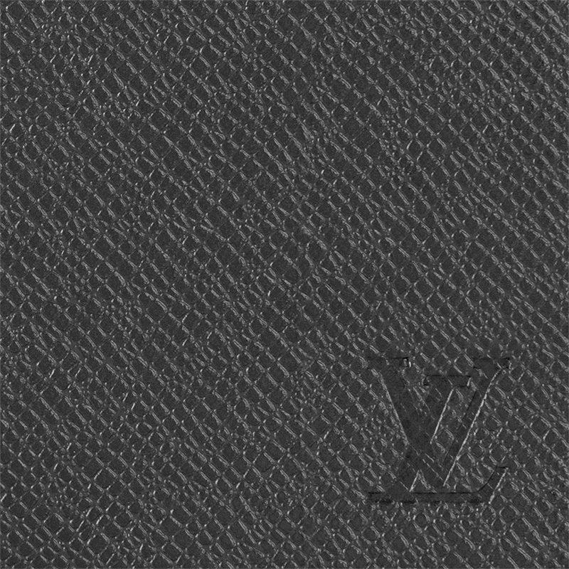 Louis Vuitton Кожаный держатель для карт Brazza, Кошелек Обычный Мужской Черный M30501
