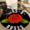 1pc Guns N RosesChair Carpet for Office, Non-slip, Soft and Durable Office Rug for Interior Decoration, Perfect for Office yy250925144