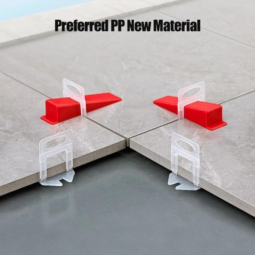 100pcs Professional Ceramic Leveler DIY Flooring Wall Level New Alignment Spacers  Tile Laying