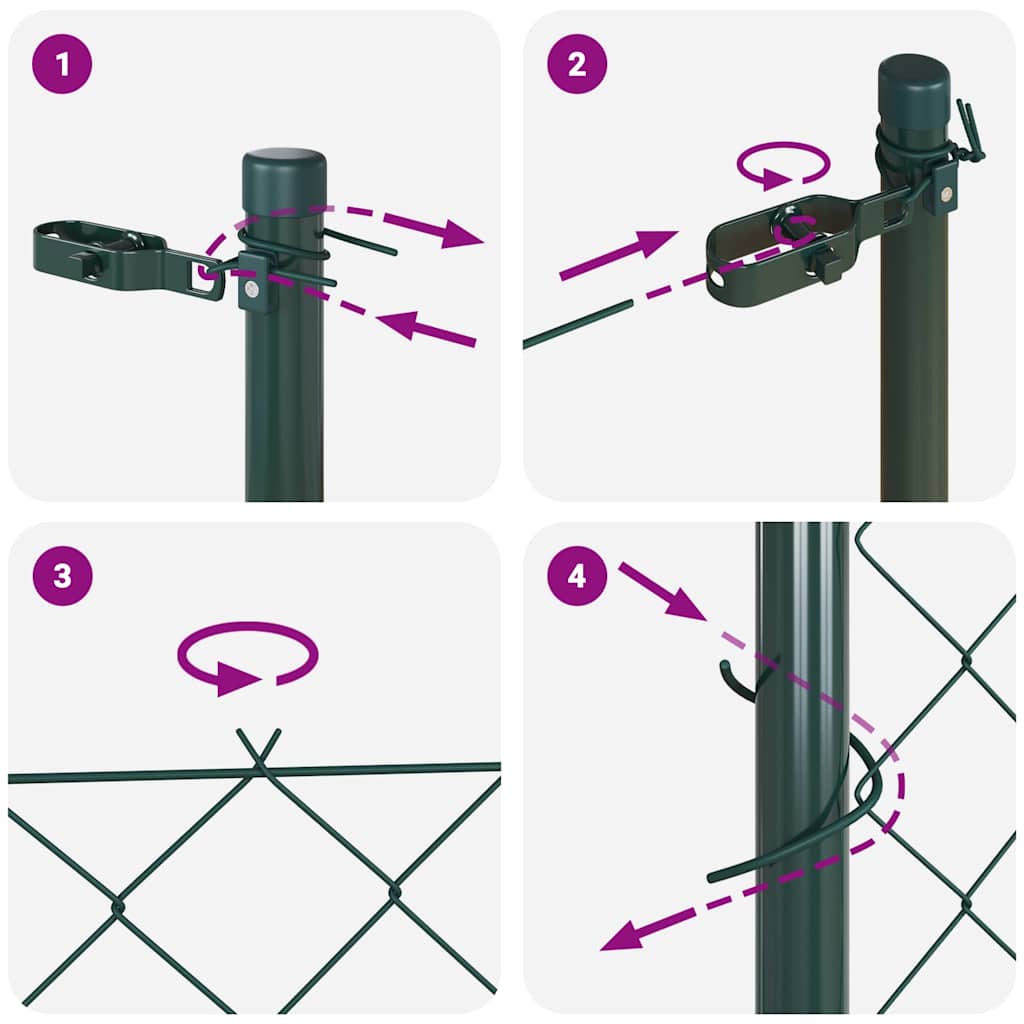 Ground Fix Welded Wire Fence 10 x 1 m (W x H)