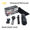 Lightweight High Power Outdoor Telescope Waterproof 12x50 Monocular For Smartphone