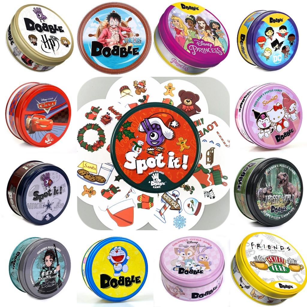 Игра Spot It Веселая и интерактивная карточная игра для многопользовательских собраний Картонные карты Dobble