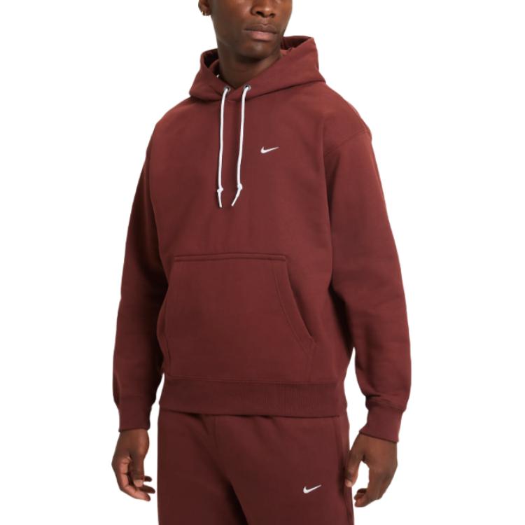 Nike Мужская флисовая толстовка с капюшоном Solo Swoosh DX1355-231