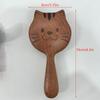 Массажная расческа для кожи головы с рисунком из сандалового дерева, расческа Meridian, зубчатая расческа для волос на голове, массаж тела, скраб для тела, гуаша