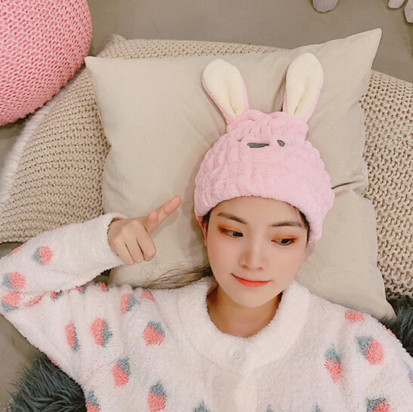 Полотенце для волос из микрофибры для женщин, супервпитывающий быстросохнущий тюрбан для волос для сушки вьющихся длинных густых волос, шапка, обернутое полотенцем