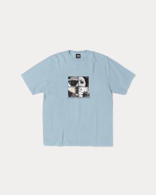 Stussy Футболка с принтом "Личности" Серая