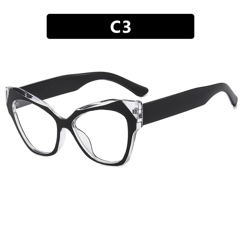 Модные плоские очки «кошачий глаз» с защитой от синего света и металлическими шарнирами для женщин, очки для защиты глаз, которые носят в рабочее время