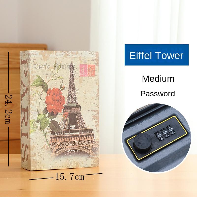 Simulated Book Safe with Lock Storage Box, Password Storage Tank, Fake Book Storage Tank, Mobile Phone Box
