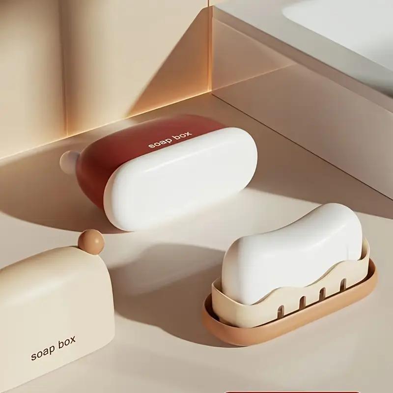 Рождественская форма Дорожная мыльница Герметичная Водонепроницаемая мыльница Креативная мыльница для мытья рук Посвященная портативная мыльница для путешествий и деловых поездок
