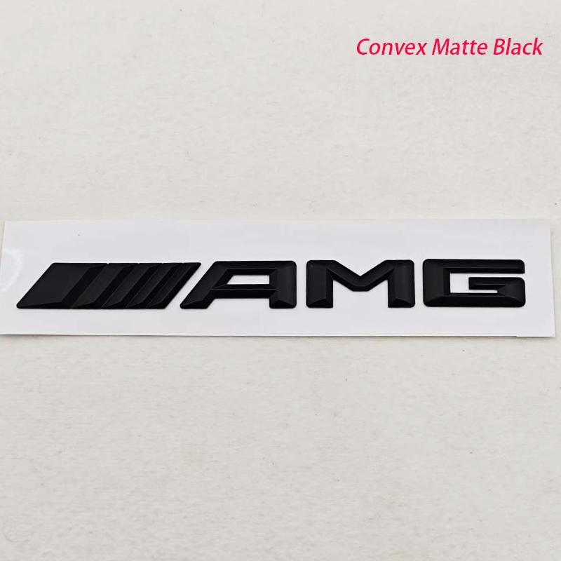 TFSM4 3D ABS Car Letters Logo AMG Badge Rear Trunk Emblem Sticker Mercedes Benz AMG A B C E G W211 W203 W204 W210 W124 Accessories