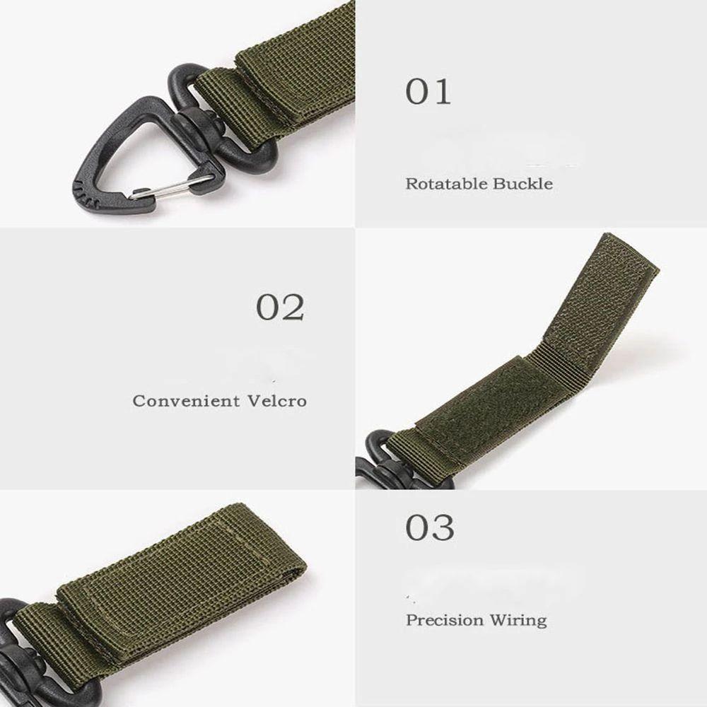 Hiking Accessories Anti-lost Webbing Hook Outdoor Carabiner Camping Carabiner Backpack Key Hook