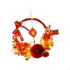 Chinese Year Wreath Artificial Front Door Party Favors Lunar for