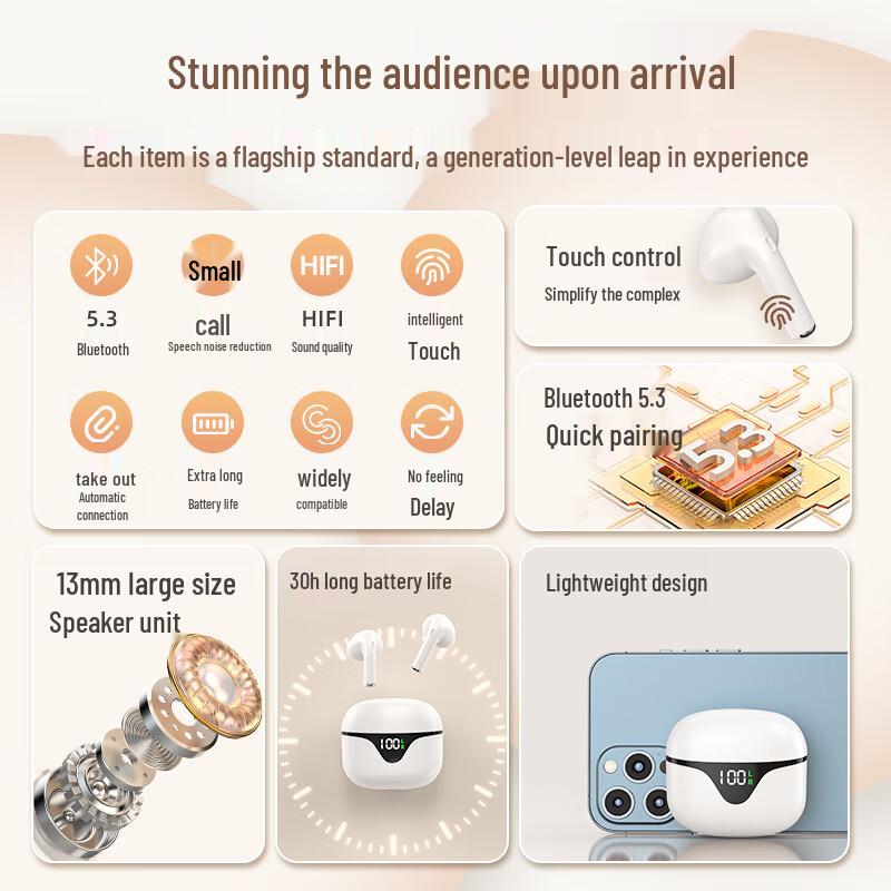 Yidian AD-4042 TWS Bluetooth Earbuds