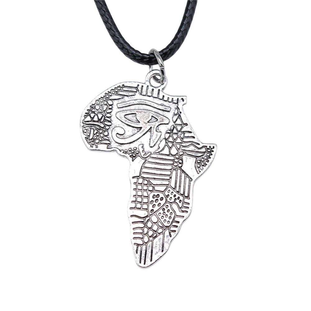 Колье 45 см Кожаная цепочка Большой Глаз Гора Минималистичные ювелирные компоненты QN029